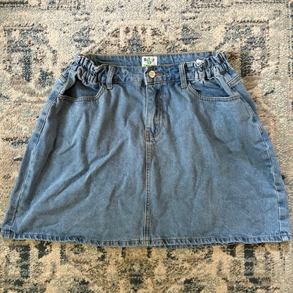 Shiney By Nature Dresses & Skirts - Shiney by Nature Original Denim Mini Skirt - Light Wash